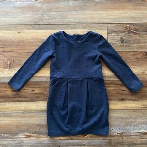 ⭐️Bundle 5 for $30 - H&M Dark Blue Kids Dress with Long Sleeves